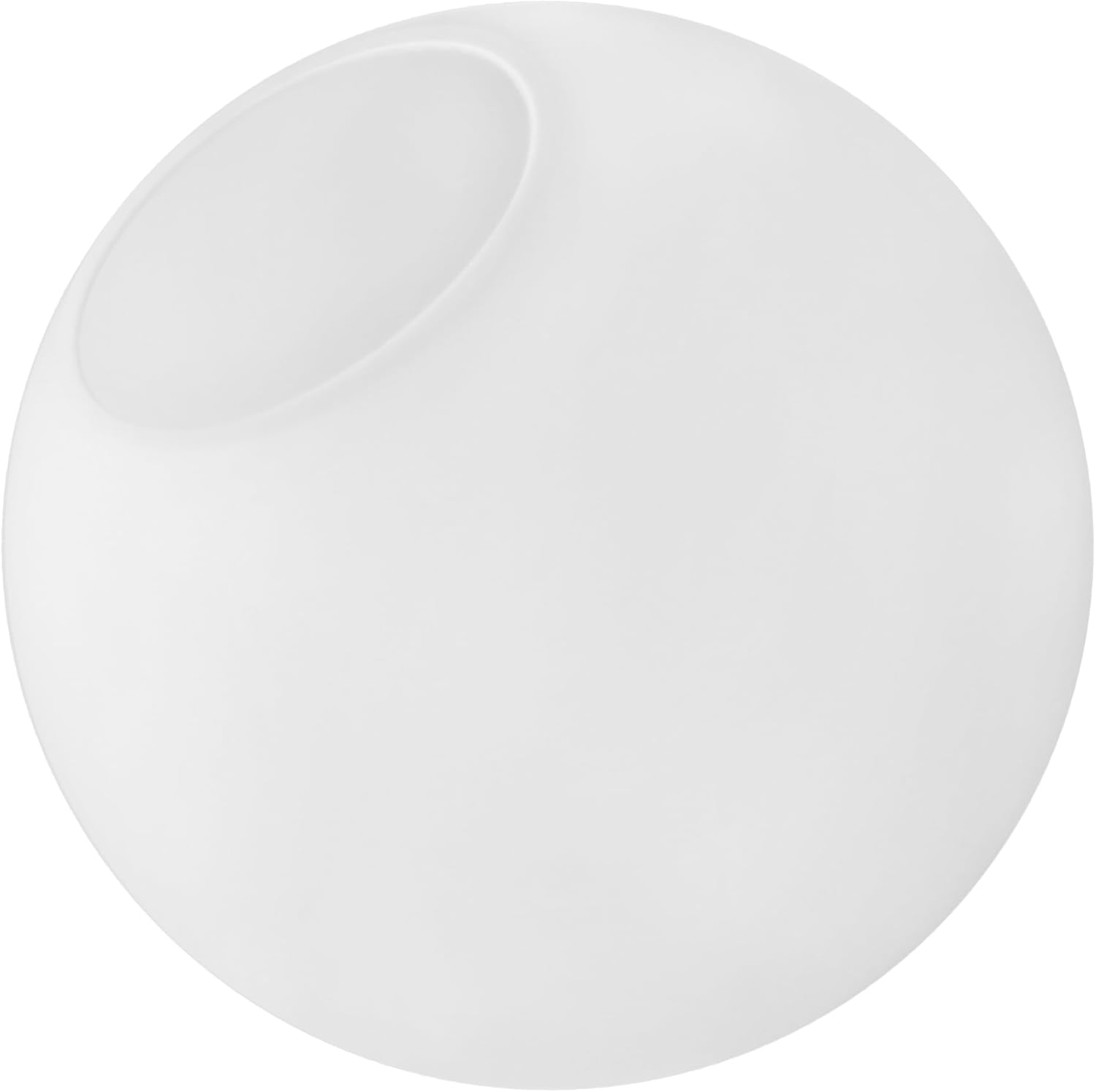 KoKo&Yukina 3 Light Globe Glass Pendant Light & 6 Inch Milk White Glass Globes Shade Frosted Replacement Glass Shades - 2.67' Fitter