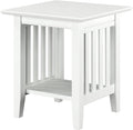 AFI, Mission End Table, White
