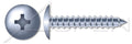 (2000 pcs) #10 X 2, Self-Tapping Sheet Metal Screws, Type AB, Truss Phillips Drive, Steel, Zinc Plated