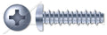 (1500 pcs) #10 X 2, Hi-Lo Self-Tapping Sheet Metal Screws, Pan Phillips Drive, Full Thread, Steel, Zinc Plated