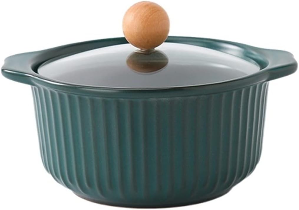Glass Cooking Pot Small Ceramic Casserole Vertical Pattern Soup Pot Cooking Appliances Kitchen Appliances Frying Pan Kitchen Appliances