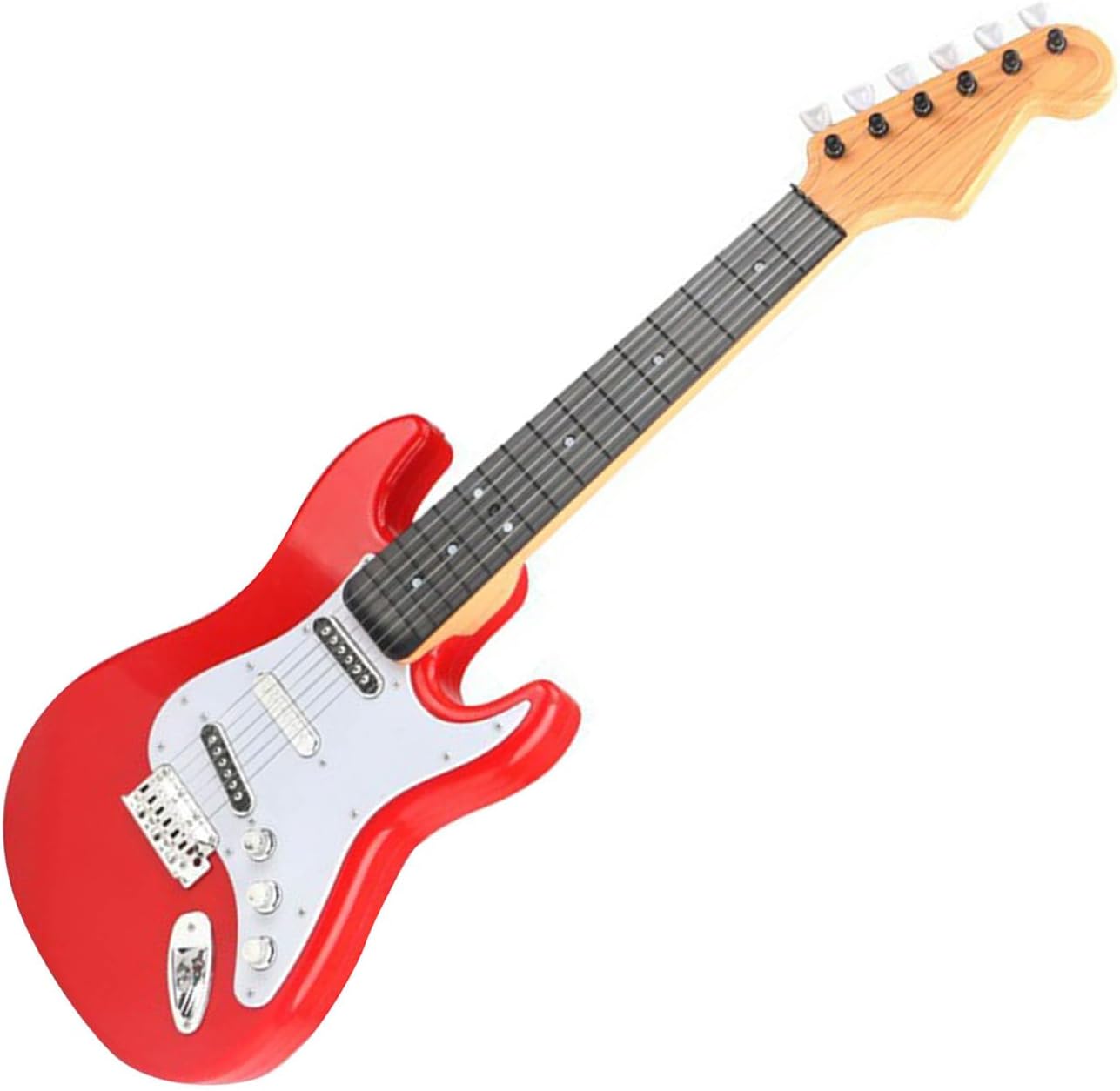 Alomejor Kids Electric Guitar Toy, Multiple Functions Music Toys Guitar Musical Instrument Toys for 3 4 5 Year Old Kids (Red)