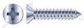 (2000 pcs) #10 X 2, Self-Tapping Sheet Metal Screws, Type AB, Flat Phillips Drive, Steel, Zinc Plated and Baked