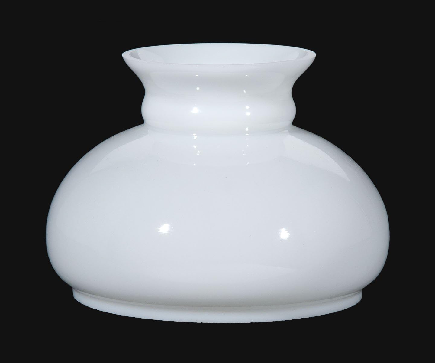 B&P Lamp Opal White Plain Style Student Shade
