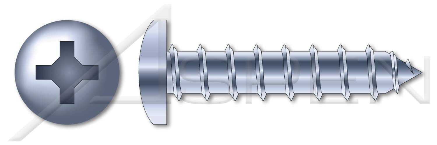 (3000 pcs) #10 X 2, Self-Tapping Sheet Metal Screws, Type A, Pan Phillips Drive, Steel, Zinc Plated