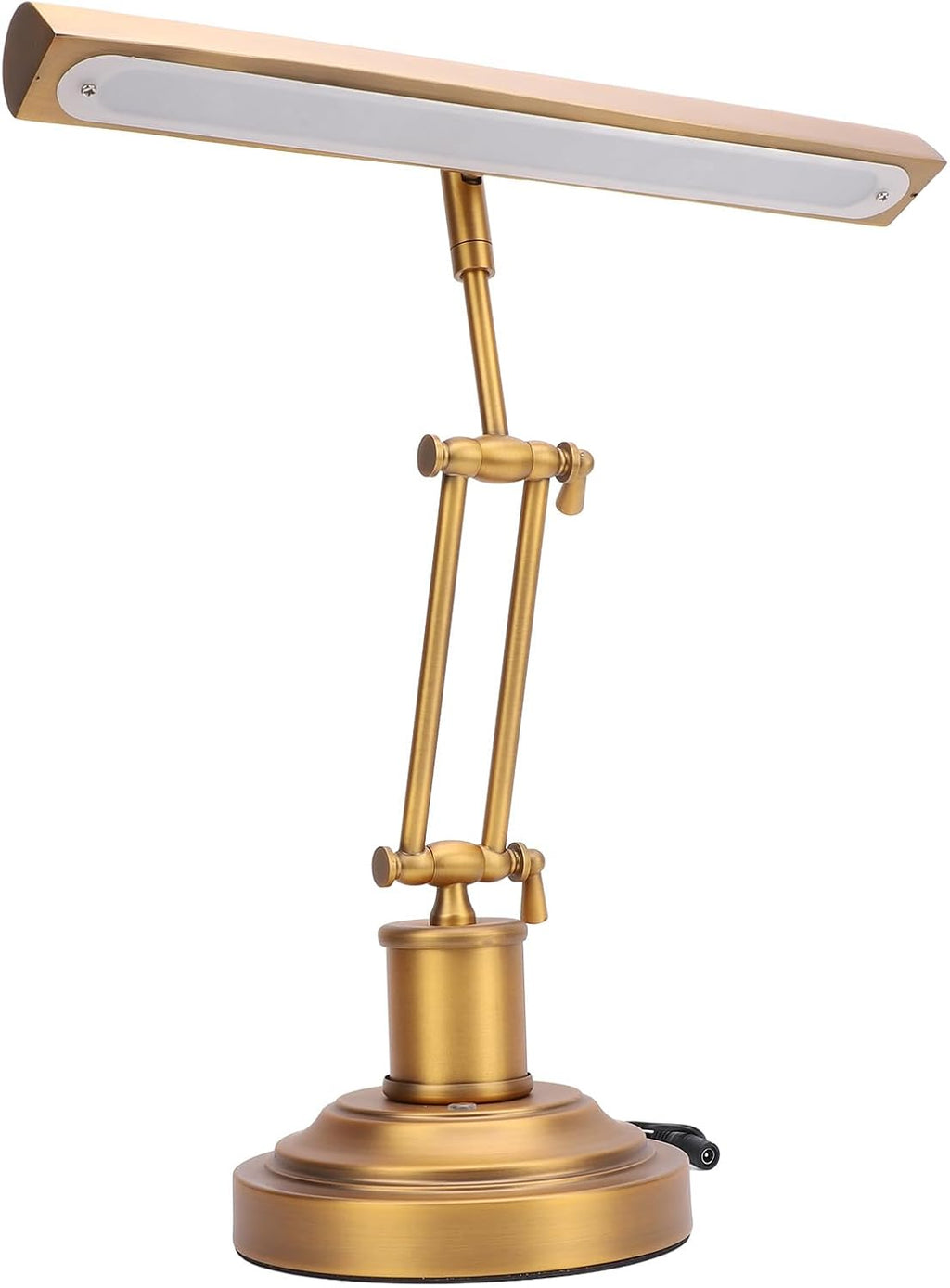 Piano Light for Grand & Upright Piano, Metal Piano Lamp with 3 Color Modes for Stand Pianos, 360° Rotatable Adjustable, Touch Control, 12W LED Music Stand Light, Desk Table Light