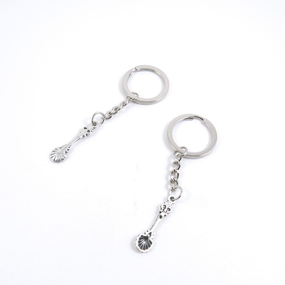 240 Pieces Fashion Jewelry Keyring Keychain Door Car Key Tag Ring Chain Supplier Supply Wholesale Bulk Lots T2TY3 Spoon Tablespoon