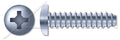 (3000 pcs) #10 X 2, Self-Tapping Sheet Metal Screws, Type B, Pan Phillips Drive, Steel, Zinc Plated
