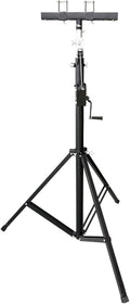 TECHTONGDA Light Trussing Stand 176LB Load Capacity DJ Light Stand, Crank Lighting Stand Speaker Truss, 5.91-13.12 FT Adjustable Height, Portable Music Equipment for Bands Clubs Stages