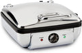 All-Clad Stainless Steel Waffle Maker 4 Section, Thick Belgium Waffle Makers, Upright Storage 1600 Watts, Nonstick, 6 Browning Levels, Dishwasher Safe