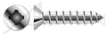 (75 pcs) #10 X 2, Self-Tapping Sheet Metal Screws, Type A, Flat Phillips/Square Combo Drive, Stainless Steel