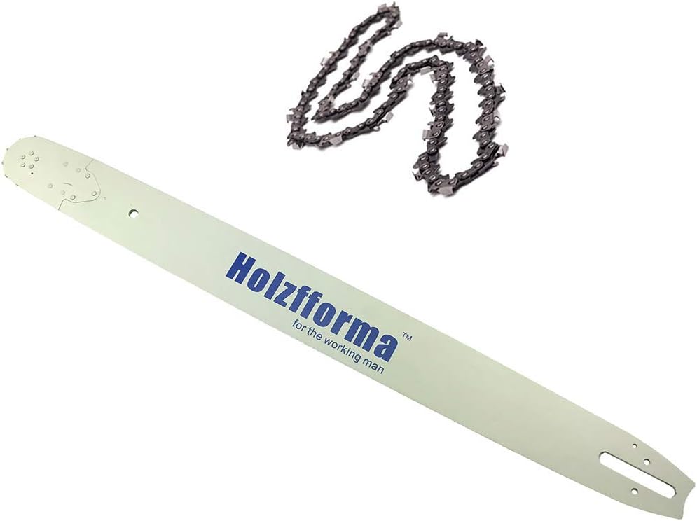 Holzfforma Blue Thunder G388 Gasoline Chain Saw Power Head WT 3/8 .063 25' 84 DL Guide Bar & 3/8 .063 25' 84 DL Full Chisel Saw Chain All Parts Compatible