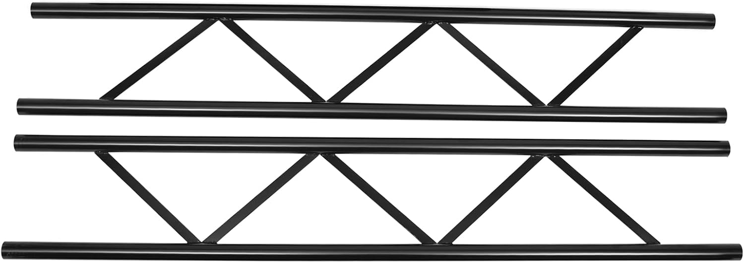 Portable DJ Lighting Truss Stand, Freestanding Metal T Bar Trussing Sturdy and stable Stand Tripod Exhibition lights Packages Heavy Duty Stage Lighting Truss with Anti Footbeds for Weddings Bars