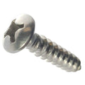 #10 x 2 Self Tapping Sheet Metal Screws Oval Head Stainless Steel Qty 500