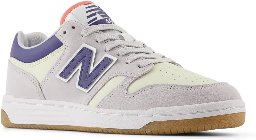 New Balance 480 Men's Court (BB480LPG) (Pearl Grey/Mineral/Dream State/Sunfade Red)