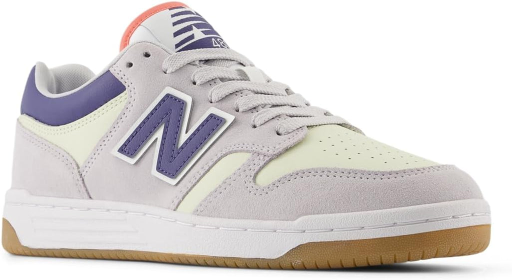 New Balance 480 Men's Court (BB480LPG) (Pearl Grey/Mineral/Dream State/Sunfade Red)