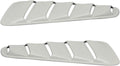 Pre Painted Window Delete Panels Compatible with 2005-2009 Ford Mustang V6, Factory Style Hi Performance White #HP ABS Plastic Sun Rain Shade Guard Wind Vent Air Deflector by IKON MOTORSPORTS, 2006