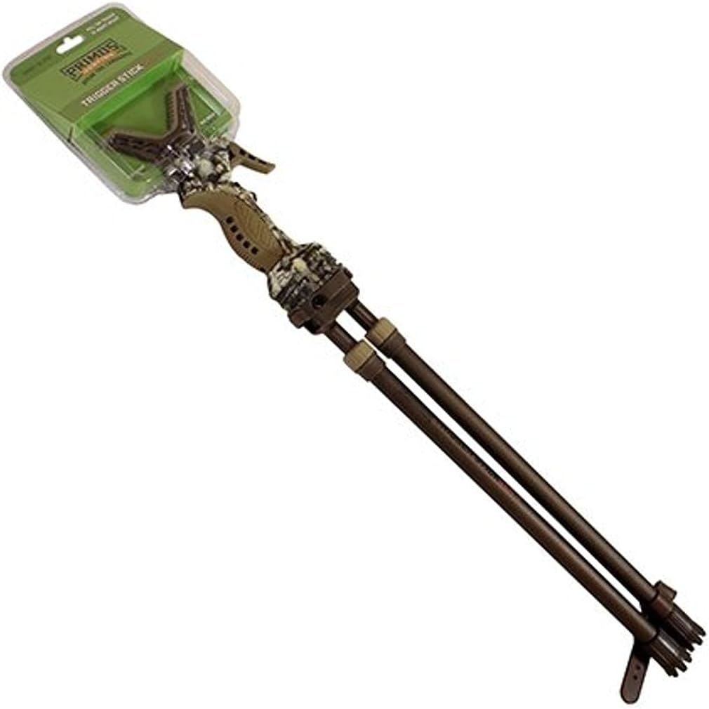 PRIMOS Hunting Trigger Stick Gen3 Shooting Stick, Adjustable Height, Quick-Detach Yoke, Durable and Lightweight, Ideal for Hunting, Shooting, and Photography