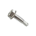 #12 x 3/4' Hex Head Self Drilling Metal Screws Stainless Steel Qty 500 Industrial Grade Hardware Fasteners DIY Home Repair Construction Use