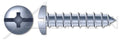 (3000 pcs) #10 X 2, Self-Tapping Sheet Metal Screws, Type A, Pan Head Phillips/Slot Combo Drive, Steel, Zinc Plated