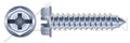 (3000 pcs) #10 X 2, Self-Tapping Sheet Metal Screws, Type AB, Hex Indented Washer Phillips/Slot Combo Drive, Steel, Zinc Plated