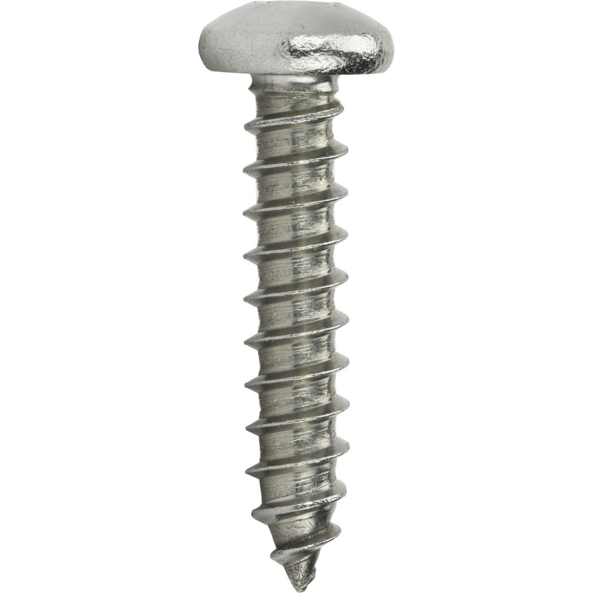 #10 x 2 Square Drive Screws Self Tapping Pan Head Sheet Metal Stainless Qty 250