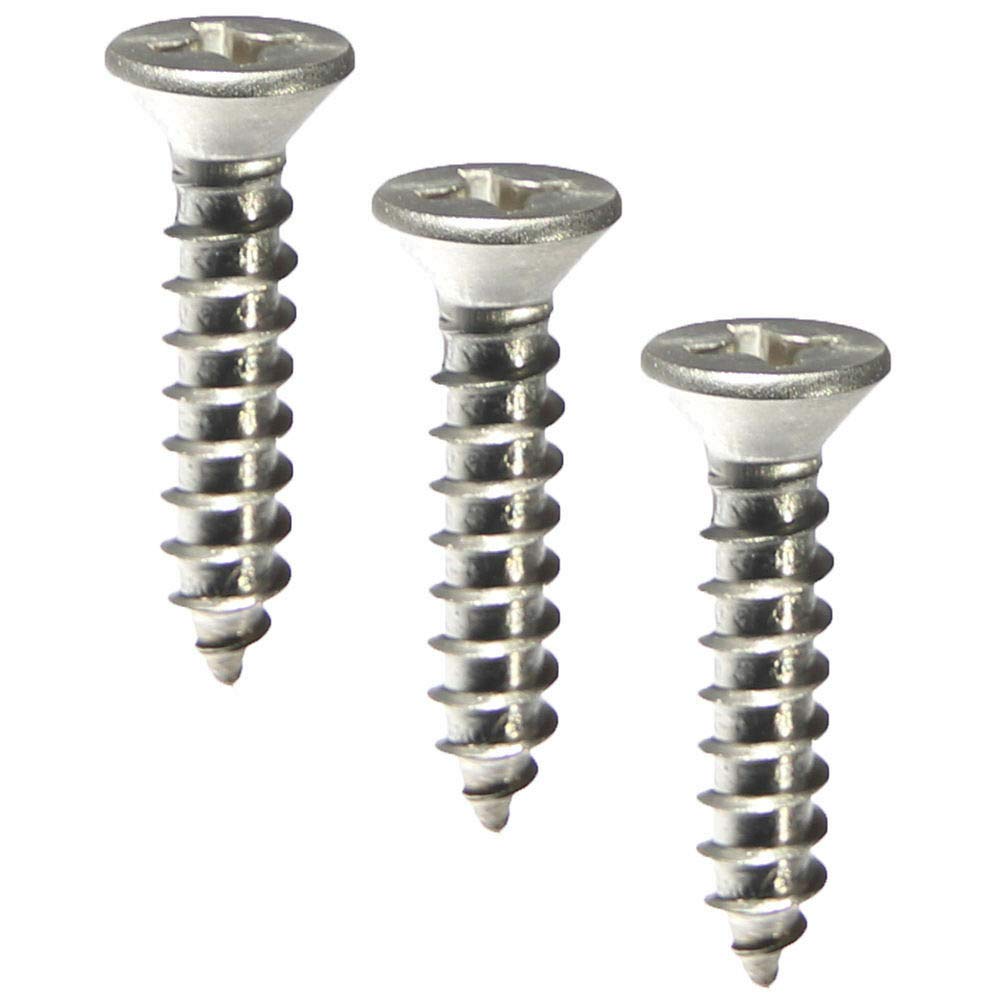 Phillips Flat Head Sheet Metal Screw 316 Stainless Steels #10X1-3/4'' 250 Pcs self Tapping Screws Metal B2B