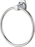 Towel Ring Chrome Steel Square Towel Rings Wall Mount for Kitchen Easy Installation Accessories for Hand Towels