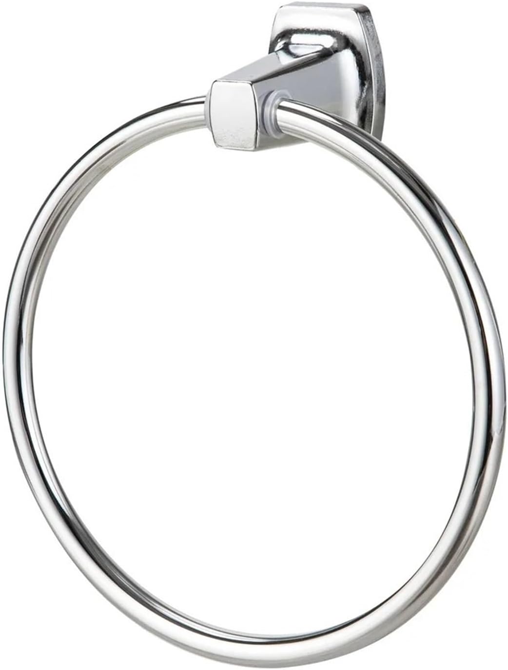 Towel Ring Chrome Steel Square Towel Rings Wall Mount for Kitchen Easy Installation Accessories for Hand Towels