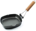 Wok Pan Pan Cast Iron Frying Pan - Non-Stick Frying Pan with Foldable Frying Pan Strips for Home Kitchen Appliances Vision