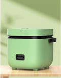 THEGA Rice Cooker - Mini Rice Cooker, Home Kitchen Appliances 2-Layer Heating Food Steamer, Multifunction Meal Cooking Pot, Cooking Pot with Non-Stick Coating, Kitchen Cookware Pot (Color : Green)