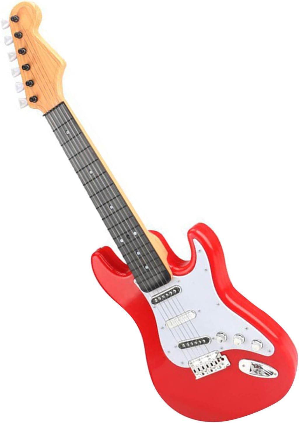 Alomejor Kids Electric Guitar Toy, Multiple Functions Music Toys Guitar Musical Instrument Toys for 3 4 5 Year Old Kids (Red)