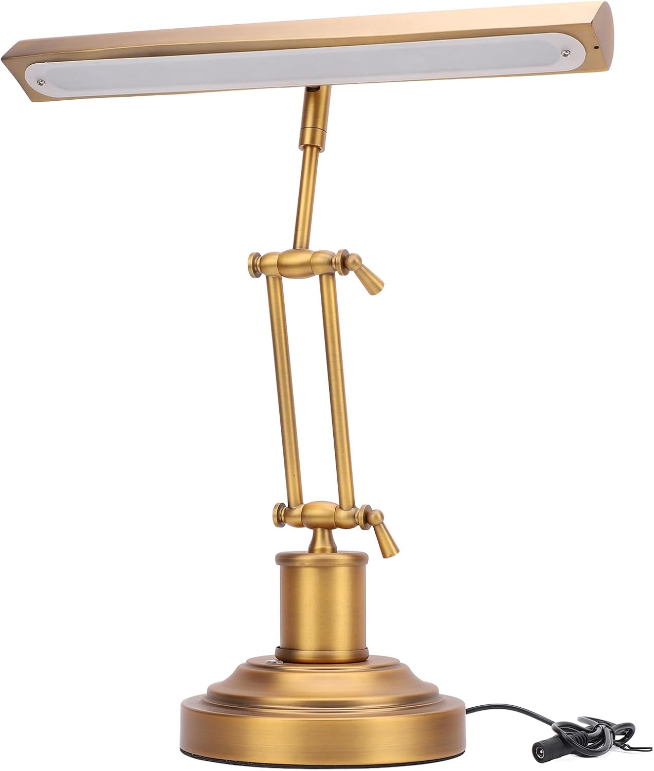 LED Piano Lamp with Dimmer, Piano Light Lamp for Upright Piano, Touch Bedside Table Lamp, Modern Small Lamp for Bedroom, 3000K to 6000K 85 CRI Music Stand Light (US)