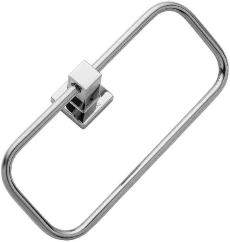 Hand Towel Rail, Towel Ring,Bathroom Accessories, Towel Rack Bath Towel Rack Bathroom Bathroom Shelf Hardware Pendant Square Towel Ring, 52687