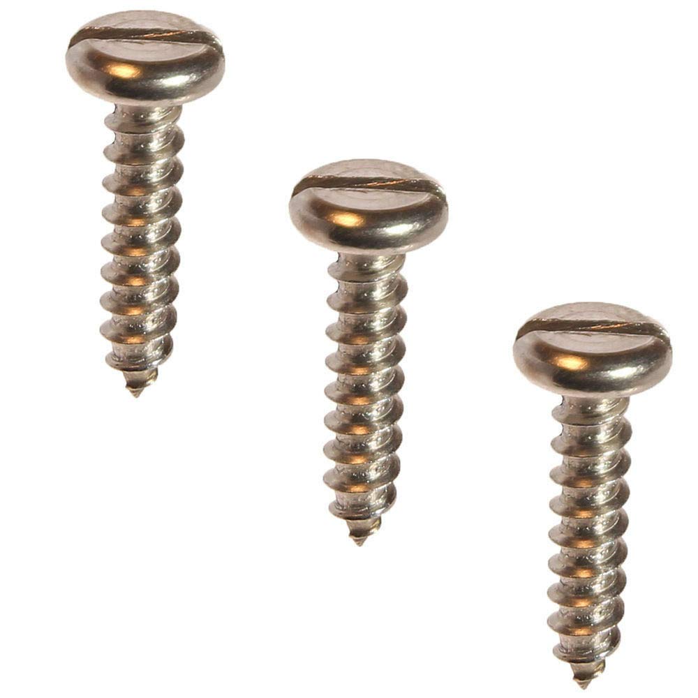 Slotted pan Head Sheet Metal Tapping Screw Stainless Steel #10X2' 500 Pcs self Tapping Screws Metal B2B