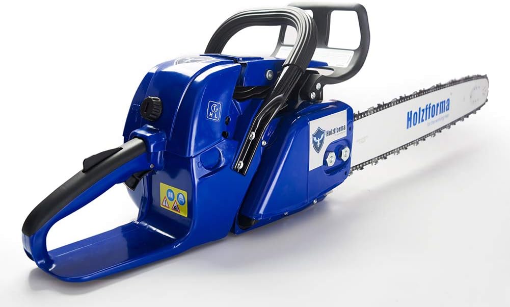 Holzfforma Blue Thunder G388 Gasoline Chain Saw Power Head WT 3/8 .063 25' 84 DL Guide Bar & 3/8 .063 25' 84 DL Full Chisel Saw Chain All Parts Compatible