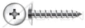 (400 pcs) #10 X 2, Self-Tapping Sheet Metal Screws, Type A, Truss Phillips Drive, Stainless Steel