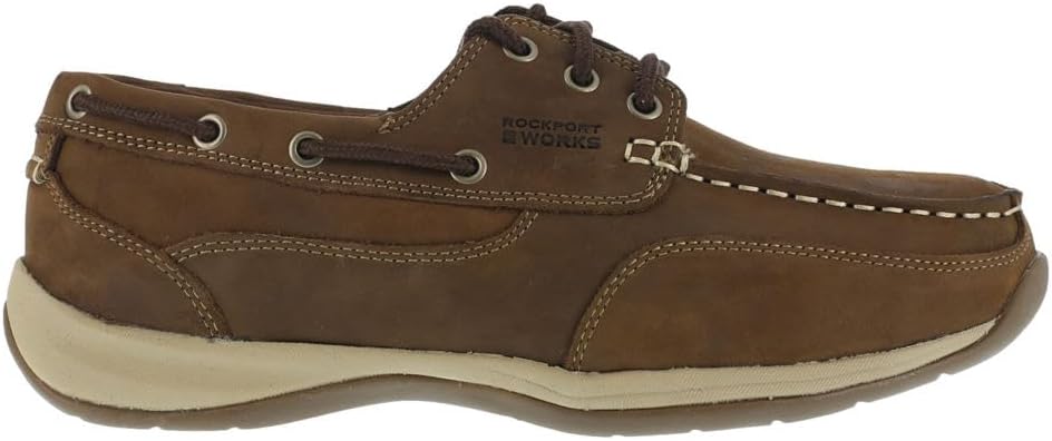 Rockport Works Men's Sailing Club 3 Eye Tie Boat Shoe