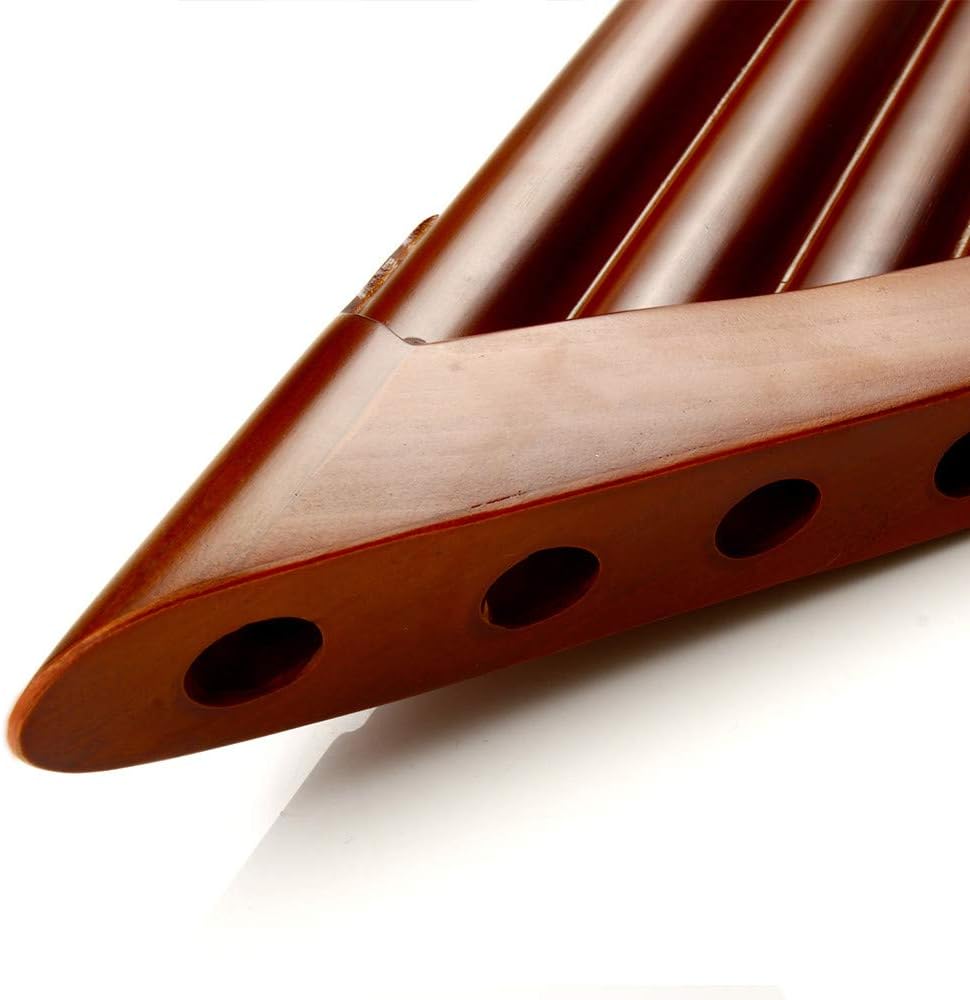 25 Pipes C Key Pan Flute Chinese Traditional Musical Instrument Pan Pipes Easy to Learn (Left Hand)