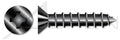 (1000 pcs) #10 X 2, Self-Tapping Sheet Metal Screws, Type A, Flat Phillips Drive, 18-8 Stainless Steel, Black Oxide