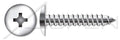 (1000 pcs) #10 X 2, Self-Tapping Sheet Metal Screws, Type AB, Truss Phillips Drive, Stainless Steel