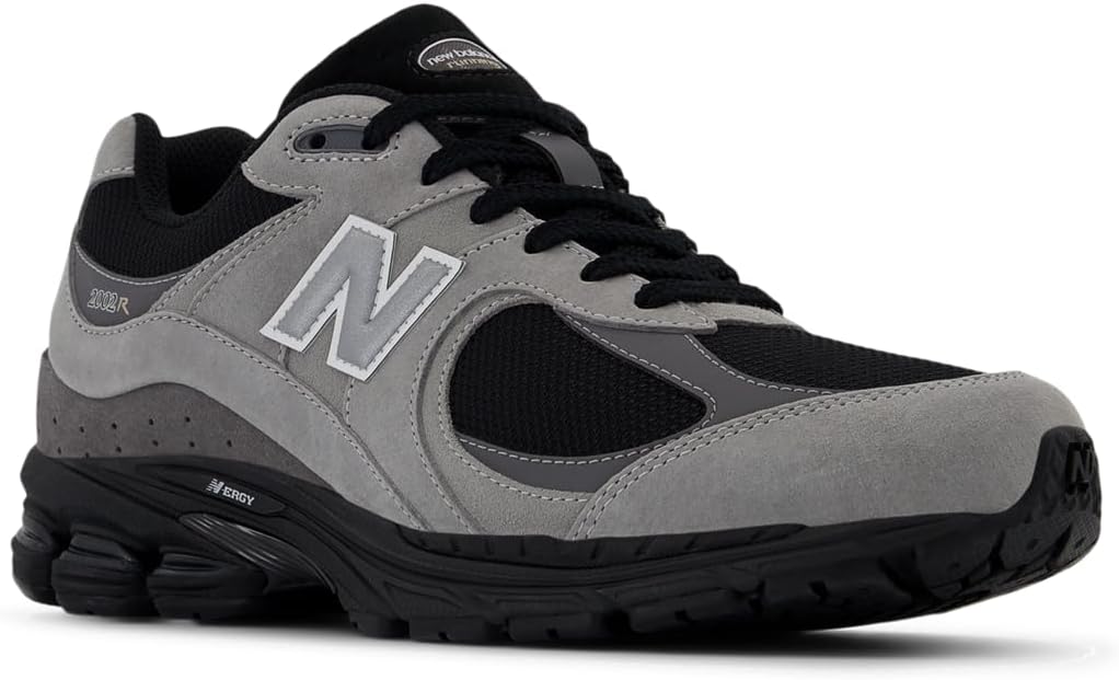 New Balance 2002R Shoes - Black/Silver Metallic