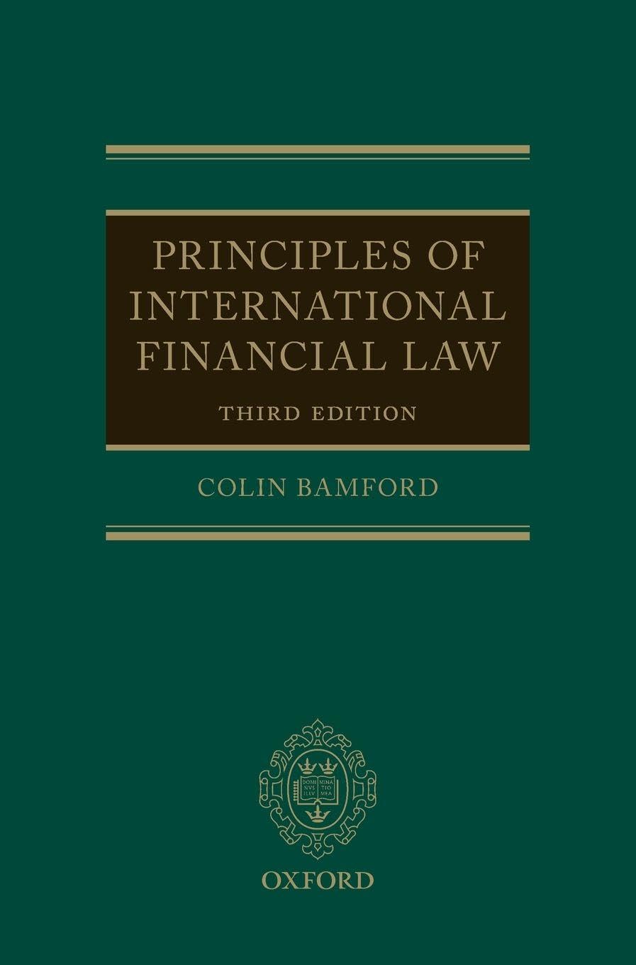 Principles of International Financial Law