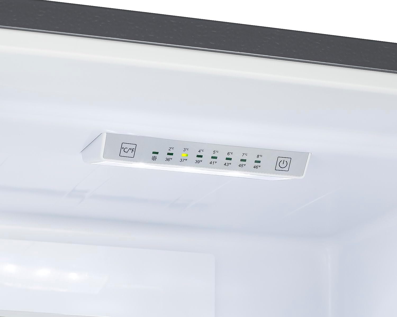 Summit Appliance FFBF235PL 24' Wide Bottom Freezer Refrigerator, Energy Star, LED Lighting, Stainless Steel (LHD)
