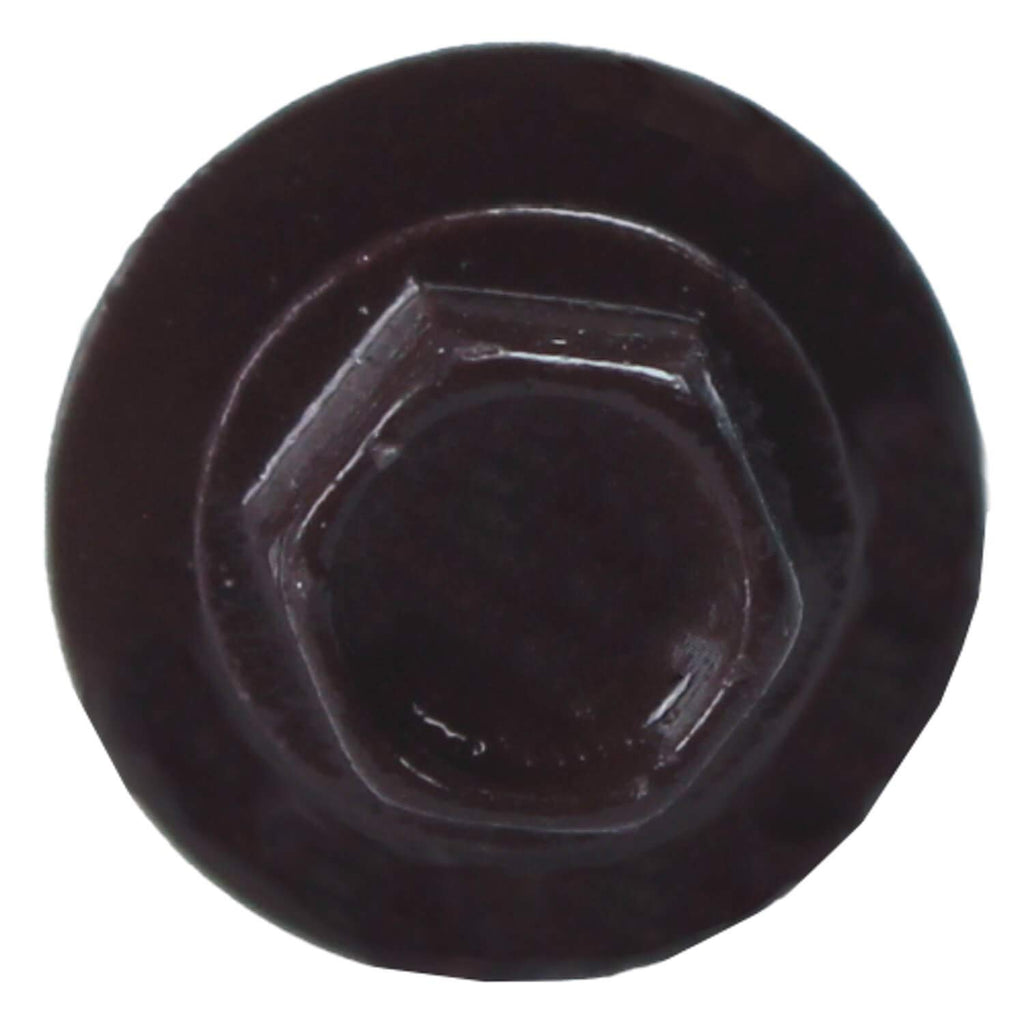 #14 Metal Roofing Screws: (1000) Screws x 1' Burgundy Hex Head Sheet Metal Roof Screw. Self Starting/Tapping Metal to woodsheet Metal Screws with EPDM Washer. for Corrugated Roofing