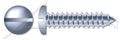 (2000 pcs) #10 X 2, Self-Tapping Sheet Metal Screws, Type AB, Pan Slot Drive, Steel, Zinc Plated