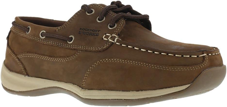 Rockport Works Men's Sailing Club 3 Eye Tie Boat Shoe
