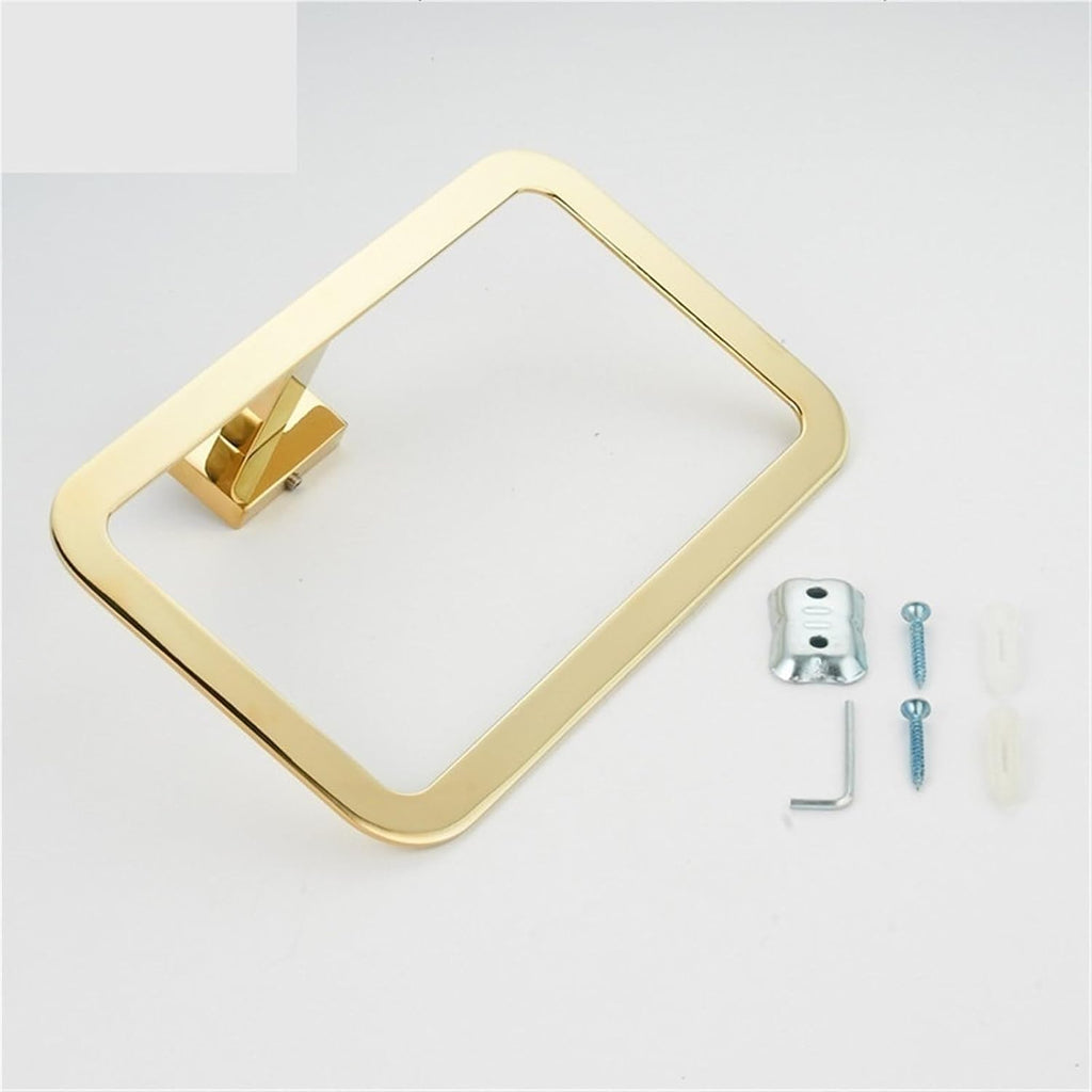 Towel Rings Towel Ring Bathroom Accessories Decoration Elegant Square Style