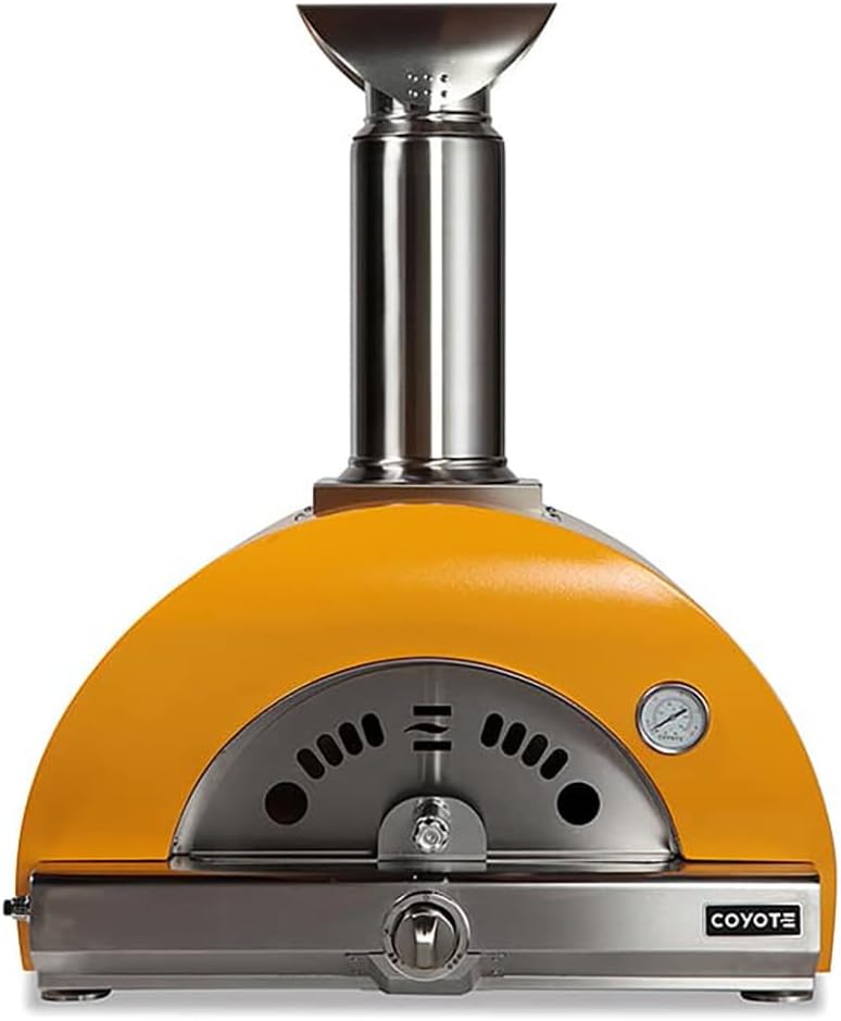 Coyote Outdoor Living 30' Yellow Hybrid Pizza Oven in LP