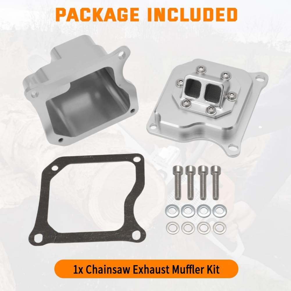 Chainsaw Muffler Kit Lightweight for Stihl MS261 MS261C Aluminum